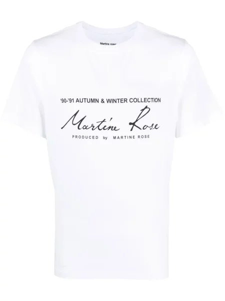 Majica Martine Rose s printom bijela