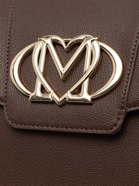 Кожаная сумка Love Moschino
