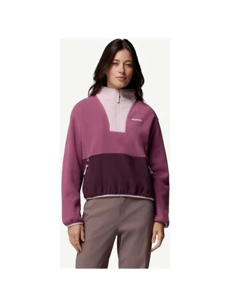 Polar Columbia Sequoia Grove II Half Zip fioletowo XS różowy