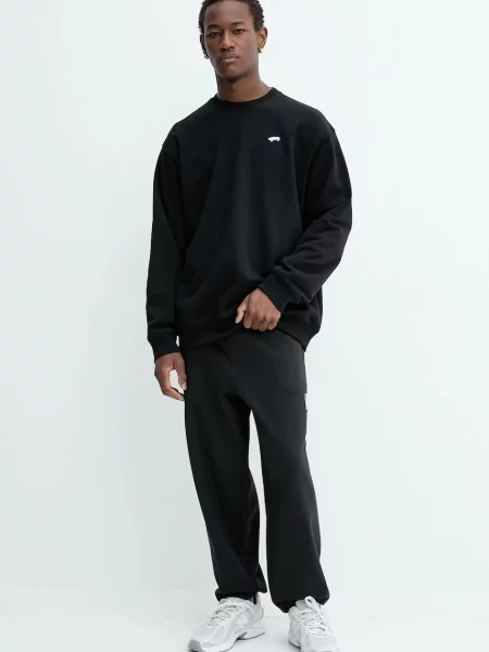 Pánska mikina Vans Salton Loose Ft Crew black čierna