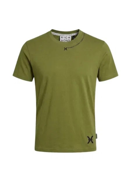 Tricou John Richmond cu imagine verde