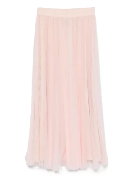 Плисирана плисирана пола Styland от тюл до коляното розово