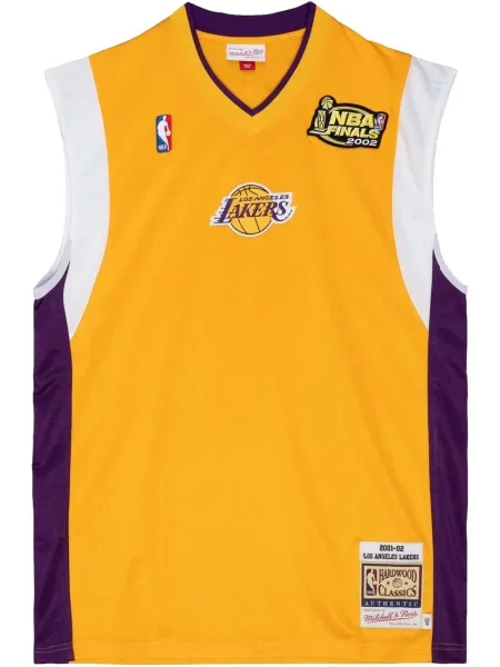 Cămașă Mitchell & Ness din jerseu galben