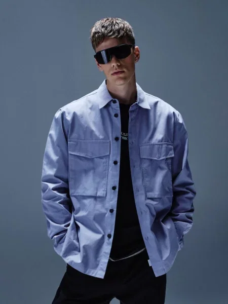 Рубашка Diverse серая