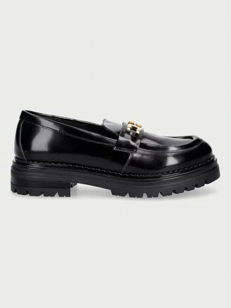 Pantofi loafer Elisabetta Franchi slip-on negru