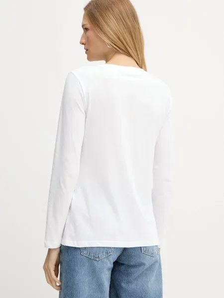 ARMANI EXCHANGE Tricou argintiu alb