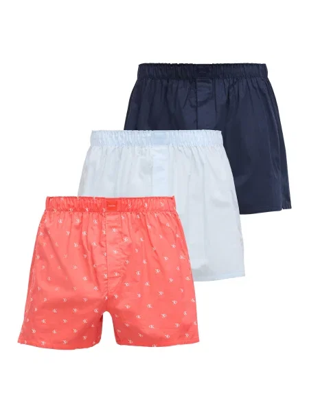 Calvin Klein Underwear Boksarice mornarska / pastelno modra / korala / bela roza