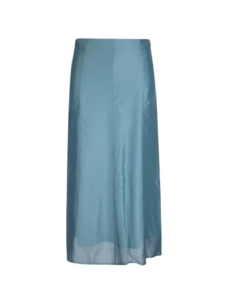 Fustă midi Calvin Klein albastru