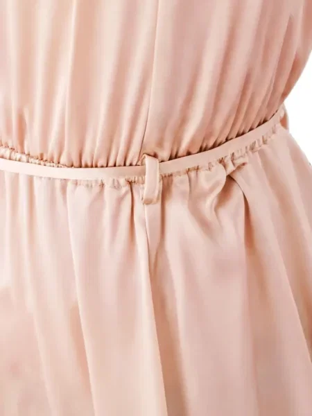 Rochie maxi Kristina Ti din dantelă portocaliu