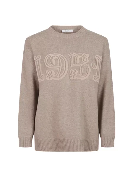 Sweter Max Mara beżowy