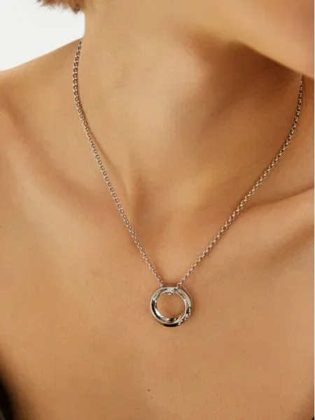 Ogrlica Calvin Klein srebrna