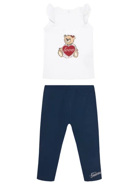Guess Σετ T-Shirt και κολάν Έγχρωμο