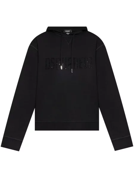 Hanorac cu glugă Dsquared2 negru