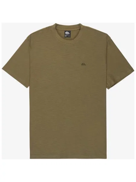 Koszulka z krótkim rękawem Quiksilver Slub Roundneck khaki S zielony