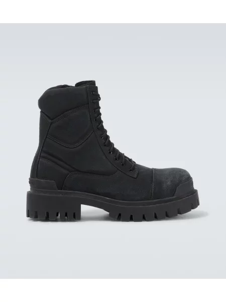 Μποτάκια Balenciaga με δαντέλα μαύρο