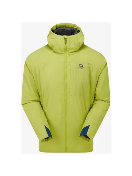 Kurtka z kapturem Mountain Equipment Intra Light limonka ciemnoniebieski S zielony