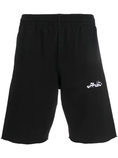 Pantaloni scurți Off-white cu imagine