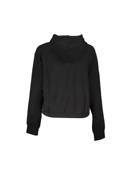 Bluza z kapturem Fila o krotszym kroju czarna
