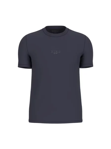 Guess T-Shirt Granatowy niebieska