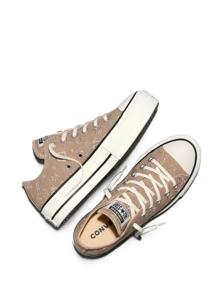 Skate & street sneakers Converse Chuck Taylor All Star με πλατφόρμα paisley μαύρο
