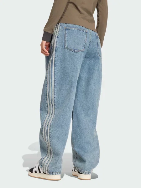 Джинси мом adidas синій
