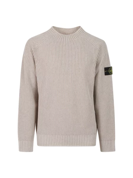 Sweter Stone Island z kamieniami beżowy