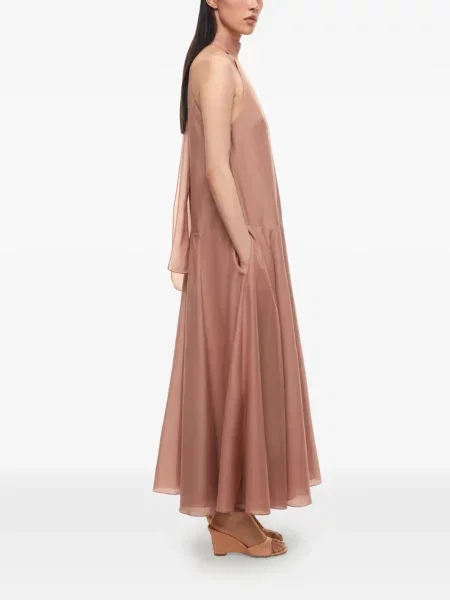 Rochie 12 Storeez cu gât halter roz