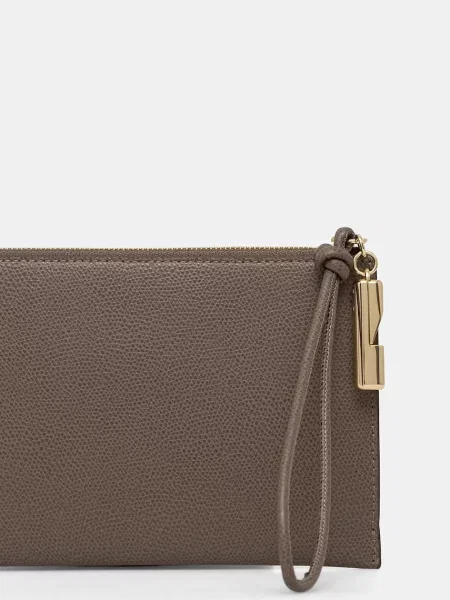 Kopertówka Furla skórzana szara