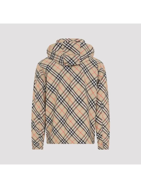 Kurtka Burberry w kratę beżowa