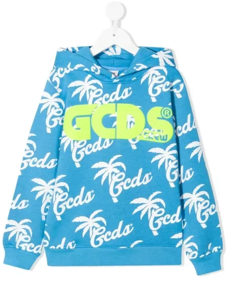 Bluza z kapturem dziecięca Gcds niebieska