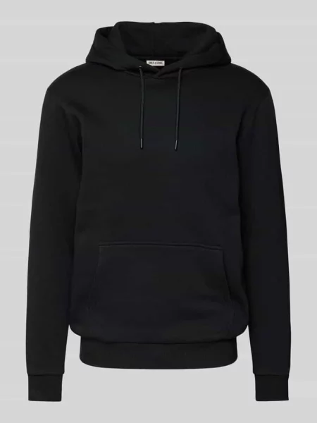 Bluza z kapturem o kroju regular fit z mieszanki bawełny model ‘CERES’ Only & Sons czarna