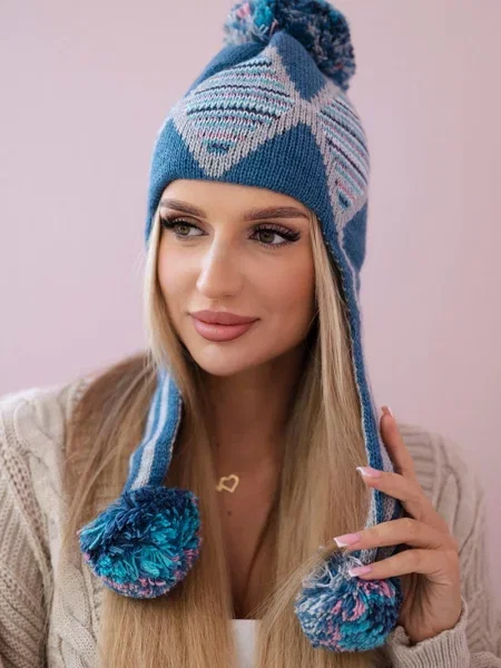 Długie jeansy Kesi różowe