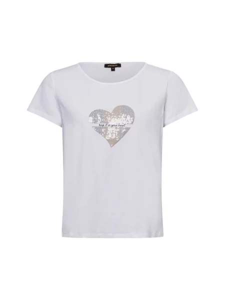 More & More Koszulka Kobiety biały|srebrny jednolity 36 biała