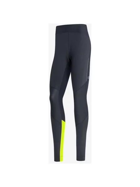 Długie legginsy Gore Wear R5 GORE-TEX INFINIUM™ w kolorze czarnym neonowożółtym S czarne
