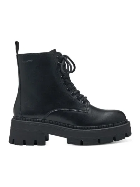 Pantofi Tamaris cu șireturi negru