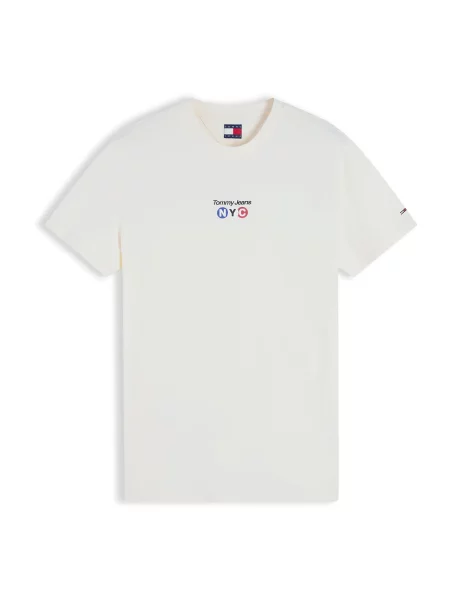 Tommy Jeans Tricou NYC deschis bej