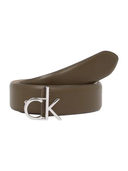 Calvin Klein de Damă Ck Buckle Belt maro