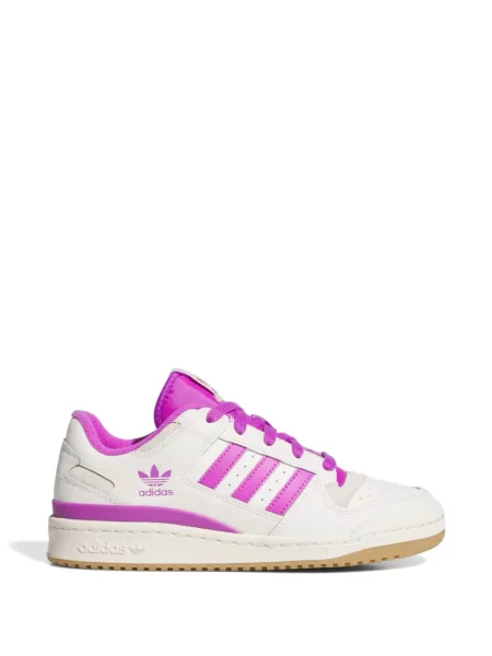 Pantaloni evazați Adidas evazat din jerseu cu cordon albastru