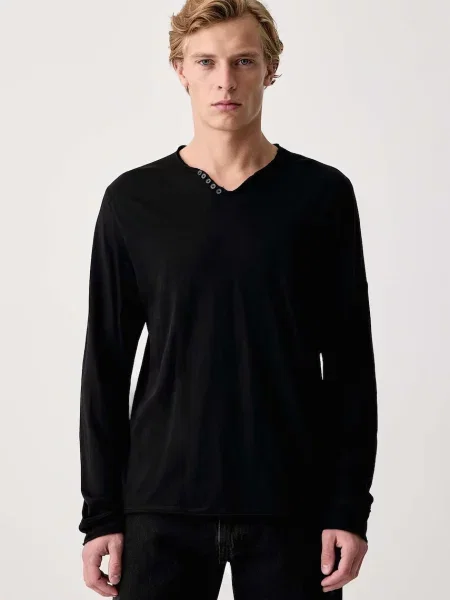 Tricou cu mânecă lungă Zadig&voltaire negru