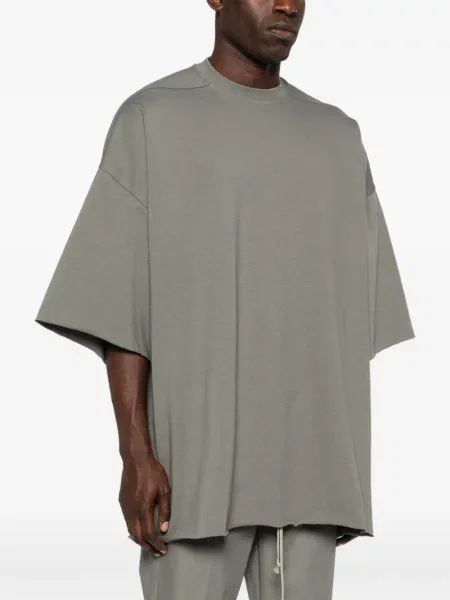 Tricou Rick Owens cu decolteu rotund verde