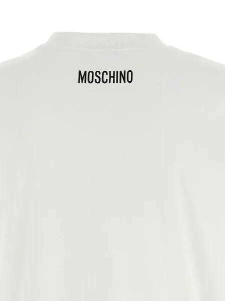 Tricou Moschino cu imagine alb