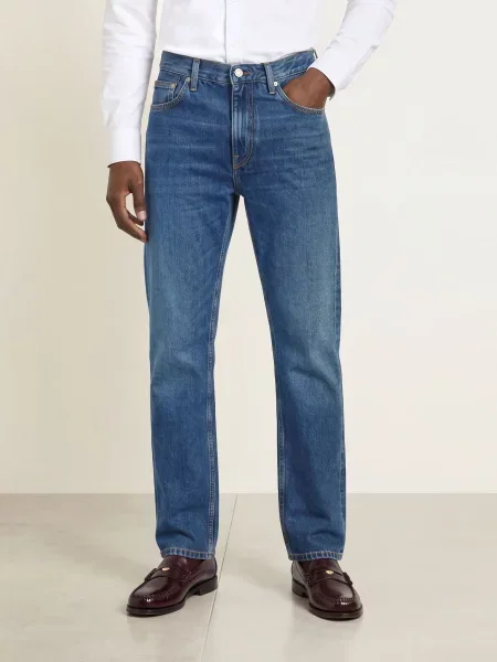 Tommy Hilfiger Džíny Dover Regular Straight Fit quartz dark blue modré