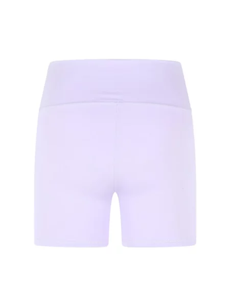 Spodenki sportowe Adidas By Stella Mccartney z logo fioletowe