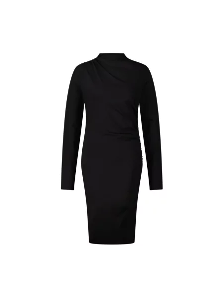 Sukienka Drykorn elegancka ze stójką czarna