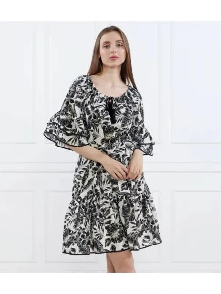Twinset U&B Rochie cu cordon alb