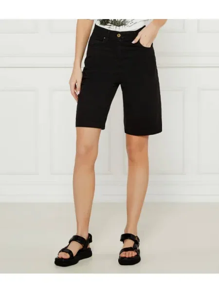 Aeronautica Militare De blugi pantaloni scurți negru