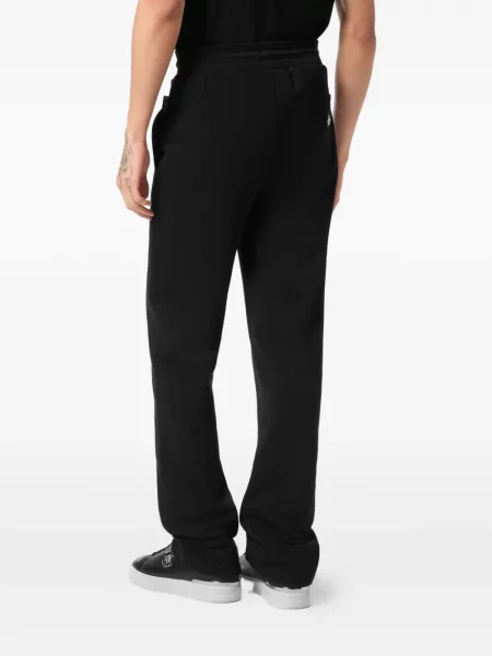 Pantaloni Philipp Plein alergare negru