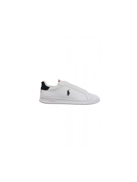 Sneakersy Ralph Lauren Court skórzane białe