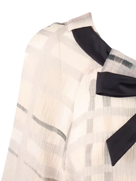 Bluză Emporio Armani în carouri