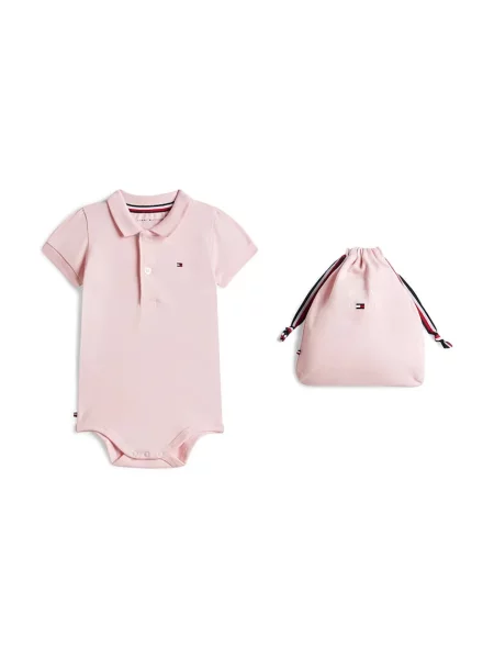 Tommy Hilfiger body dětské růžový